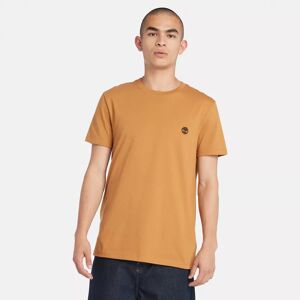 Timberland Dunstan River Slim-fit T-shirt For Men In Orange Orange, Size M