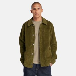 Timberland Kempshire Corduroy Chore Jacket For Men In Green Green, Size 3XL