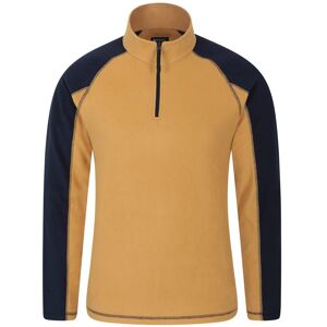 Mountain Warehouse Ashbourne Mens Half-Zip Fleece - Beige - Beige - Size: XXS