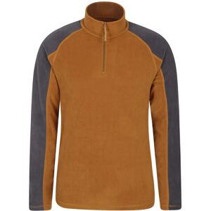 Mountain Warehouse Ashbourne Mens Half-Zip Fleece - Yellow - Yellow - Size: XS