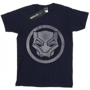 Marvel Boys Black Panther Distressed Icon T-Shirt