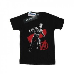 Marvel Mens Avengers Endgame Mono Captain America T-Shirt