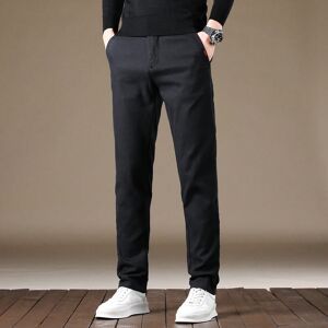 SHEIN Men Letter Patched Slant Pocket Suit Pants Black 27,28,29,30,31,32,36,38,34 Men