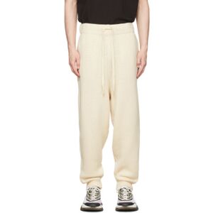 Moncler Genius 2 Moncler 1952 Off-White Cashmere & Wool Lounge Pants  - 034 BEIGE - Size: Medium - male