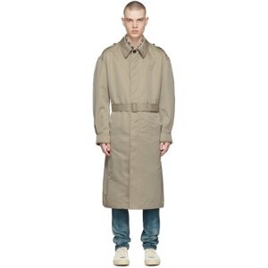 TOM FORD Beige Polyester Trench Coat  - S02 STONE - Size: IT 46 - male