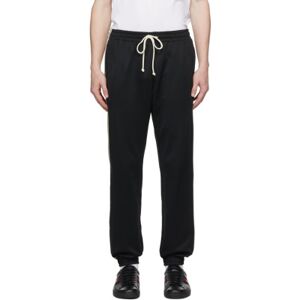 Gucci Black Technical Jersey Jogging Pants  - 1082 BLACK/MULTICOLO - Size: Medium - male