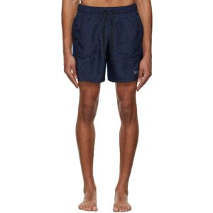 Versace Underwear Blue La Greca Gym Shorts  - 6U690 BLUE - Size: 2X-Large - male