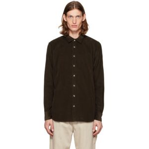 Moncler Brown Button Shirt  - 244 LIGHT BROWN - Size: Extra Large - male