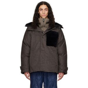 Giorgio Armani Caban Down Jacket  - BROWN - Size: Medium - male