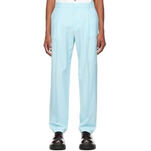 Bottega Veneta Blue Wool Cargo Pants  - 8955 PALE BLUE - Size: IT 48 - male