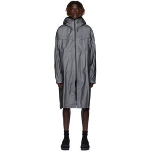 Y-3 Black Two-Way Zip Rain Coat  - black - Size: Extra Small - male