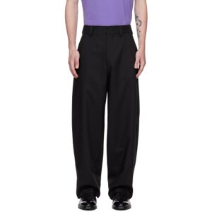ZEGNA Black Paneled Trousers  - 587255A5 BLACK - Size: IT 52 - male