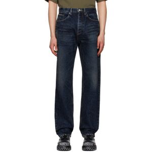 Balenciaga Indigo Relaxed Jeans  - 4021 DEEP BLUE - Size: WAIST US 31 - male