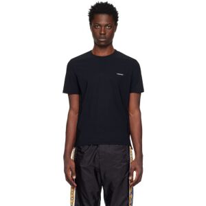 Versace Underwear Black Patch T-Shirt  - 1B000 Black - Size: Small - male