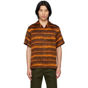 Wales Bonner Brown & Orange Rhythm Shirt - 22722993 BROWN & ORA - Size: IT 44 - male