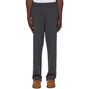 ZEGNA x The Elder Statesman Gray Brushed Trousers  - K98 DARK GREY - Size: Medium - male