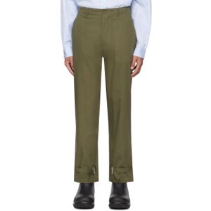 Sky High Farm Workwear Khaki Samira Nasr Edition Trousers  - GREEN - Size: Extra Small - male