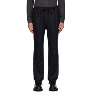 De Bonne Facture Navy Drawstring Trousers  - NAVY - Size: IT 44 - male