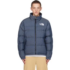 The North Face Blue ’92 Nuptse Reversible Down Jacket  - LO3 DENIM BLUE/TNF B - Size: 2X-Large - male