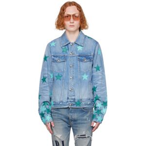 AMIRI Blue Chemist Trucker Denim Jacket  - FADED INDIGO - Size: Small - male