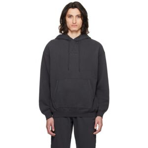 Boss Black Embroidered Hoodie  - 002-Black - Size: Large - male
