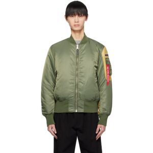 the Shepherd UNDERCOVER Khaki fragment design & Alpha Industries Edition Reversible Bomber Jacket  - KHAKI - Size: Extra Large - male