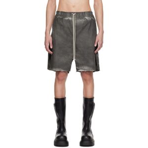 Rick Owens Gray Long Boxers Shorts  - 78 DRKDUST - Size: IT 44 - male