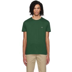 Lacoste Green Crewneck T-Shirt  - 132 GREEN - Size: Large - male