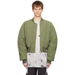 HELIOT EMIL SSENSE Exclusive Green Tranquil Bomber Jacket  - KHAKI - Size: IT 48 - male