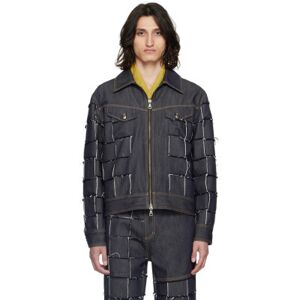 Andersson Bell Indigo New Patchwork Denim Jacket  - INDIGO - Size: Medium - male