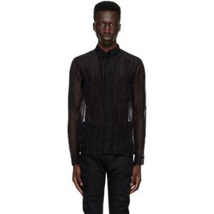 Julius Black Formal Shirt  - BLACK - Size: 4 - male