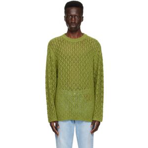 Séfr Green Aki Sweater  - GREEN CASHMERE - Size: Medium - male