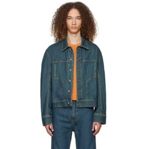 Eckhaus Latta Blue EL Denim Jacket  - NEW BLUE - Size: Medium - male