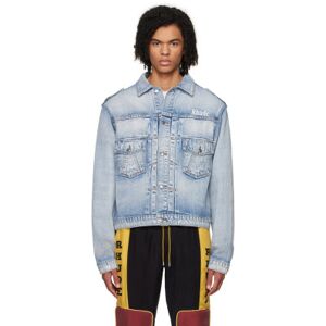 Rhude Blue Automobili Lamborghini Edition Denim Jacket  - INDIGO - Size: Medium - male