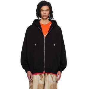 MASTERMIND WORLD Black Embroiderish Hoodie  - BLACK - Size: Medium - male