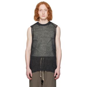 Jan-Jan Van Essche Gray Semi-Sheer Tank Top  - ANTHRACITE - Size: Medium - male