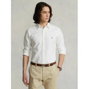 Polo Ralph Lauren Slim Fit Oxford Shirt - White - Male - Size: S