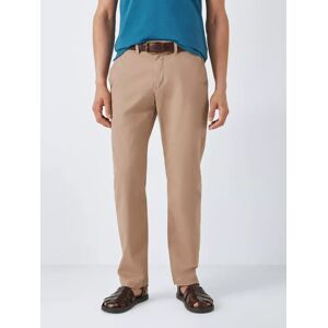 John Lewis Essential Straight Cut Chinos - Sand - Male - Size: 38R