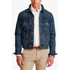 Polo Ralph Lauren Icon Trucker Denim Jacket, Blue - Blue - Male - Size: L