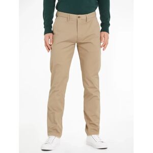 Tommy Hilfiger Straight Fit Bleecker Chinos - Batique Khaki - Male - Size: 38R