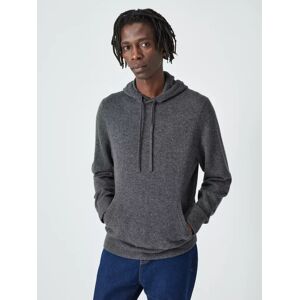 John Lewis Cashmere Hoodie - Charcoal - Male - Size: M