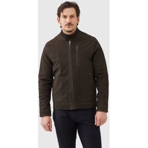 Rodd & Gunn Portobello Leather Harrington Jacket, Carob - Carob - Male - Size: L