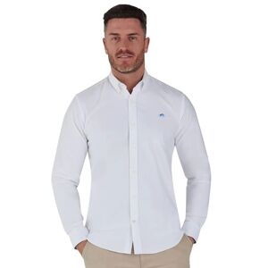 Raging Bull Classic Oxford Shirt - White - Male - Size: 4XL