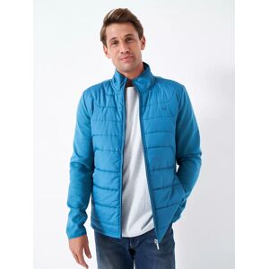 Crew Clothing Hybrid Jacket, Teal Blue - Teal Blue - Male - Size: L