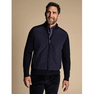 Charles Tyrwhitt Merino Wool Padded Jacket, Navy - Navy - Male - Size: XS