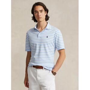 Ralph Lauren Slim Fit Soft Cotton Polo Shirt, Austin Blue/White - Austin Blue/White - Male - Size: M