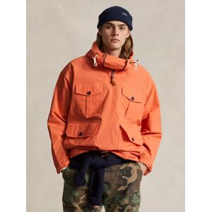 Polo Ralph Lauren Caldwell Half Zip Hooded Jacket, Kona Orange - Kona Orange - Male - Size: S