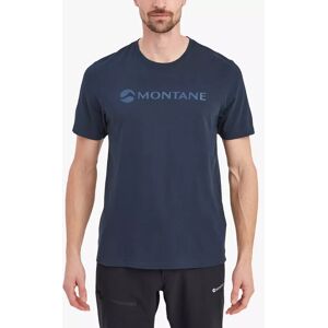 Montane Mono Logo Organic Cotton T-Shirt - Eclipse Blue - Male - Size: L