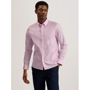 Ted Baker Allardo Regular Premium Oxford Shirt - Pink - Male - Size: S