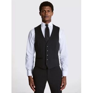 Moss Slim Fit Stretch Waistcoat - Charcoal - Male - Size: 36R